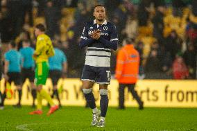 Norwich City v Millwall - Sky Bet Championship