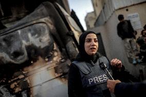 Israeli Strike Kills Five Journalists - Gaza