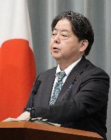 Japan's top gov't spokesman Hayashi