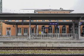 Central Train Station Of The Bavarian City Passau