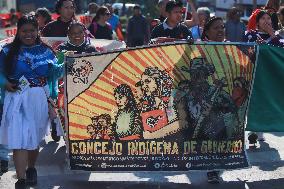 Relatives Of The 43 Missing Students From Ayotzinapa Demonstration