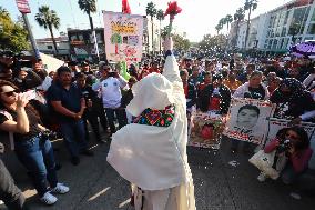 Relatives Of The 43 Missing Students From Ayotzinapa Demonstration