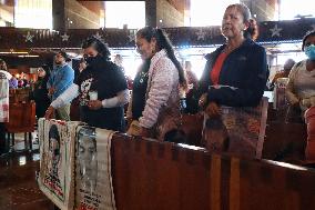 Relatives Of The 43 Missing Students From Ayotzinapa Demonstration