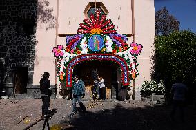 Residents Of Culhuacán In Mexico City Celebrate The Patron Saint Saint John The Evangelist