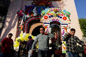 Residents Of Culhuacán In Mexico City Celebrate The Patron Saint Saint John The Evangelist