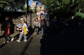 Residents Of Culhuacán In Mexico City Celebrate The Patron Saint Saint John The Evangelist