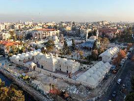 Severe Traffic Congestion In Damascus On Christmas Eve