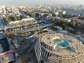 Severe Traffic Congestion In Damascus On Christmas Eve