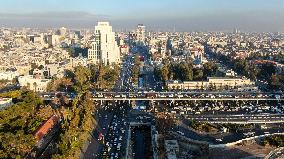 Severe Traffic Congestion In Damascus On Christmas Eve