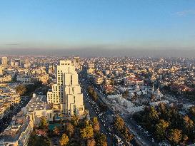 Severe Traffic Congestion In Damascus On Christmas Eve