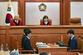 S. Korea court holds preparatory hearing over Yoon's impeachment