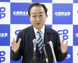 Japan main opposition party head Noda