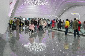 A Pillarless Dome Subway Station in Xi'an