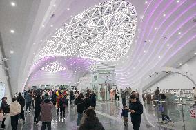 A Pillarless Dome Subway Station in Xi'an