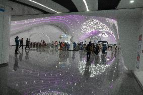 A Pillarless Dome Subway Station in Xi'an