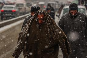 Snowfall In Kashmir