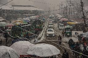 Snowfall In Kashmir