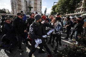 Israeli Activists Protest Against Israeli Attacks On Gaza