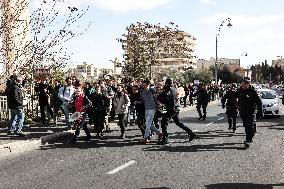 Israeli Activists Protest Against Israeli Attacks On Gaza