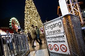 Christmas Market at Alexanderplatz in Berlin, Germany