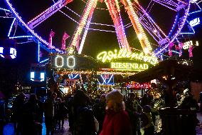 Christmas Market at Alexanderplatz in Berlin, Germany