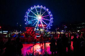 Christmas Market at Alexanderplatz in Berlin, Germany