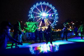 Christmas Market at Alexanderplatz in Berlin, Germany