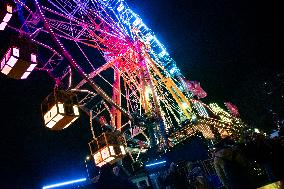 Christmas Market at Alexanderplatz in Berlin, Germany