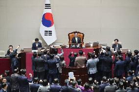 South Korea Votes To Impeach Acting President Han Duck-Soo