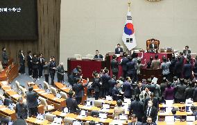 South Korea Votes To Impeach Acting President Han Duck-Soo