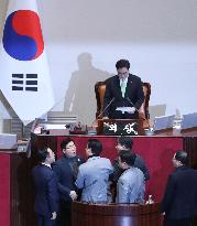 South Korea Votes To Impeach Acting President Han Duck-Soo