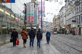 Daily Life In The Austrian City Of Linz