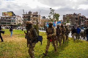 The New Syrian Authorities Organize A Military Parade In Abbasid Square, Damascus