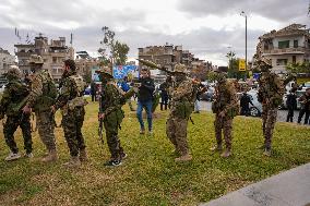 The New Syrian Authorities Organize A Military Parade In Abbasid Square, Damascus