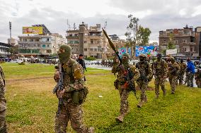 The New Syrian Authorities Organize A Military Parade In Abbasid Square, Damascus