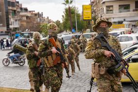 The New Syrian Authorities Organize A Military Parade In Abbasid Square, Damascus