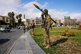 The New Syrian Authorities Organize A Military Parade In Abbasid Square, Damascus