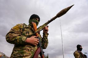 The New Syrian Authorities Organize A Military Parade In Abbasid Square, Damascus