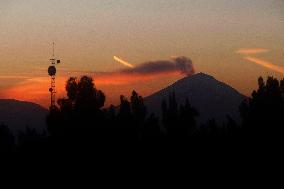 Popocatépetl Volcano In Mexico Registers Activity