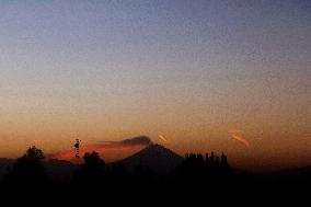 Popocatépetl Volcano In Mexico Registers Activity