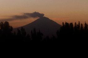 Popocatépetl Volcano In Mexico Registers Activity