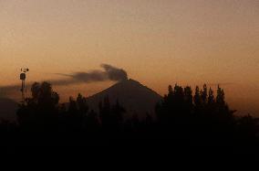 Popocatépetl Volcano In Mexico Registers Activity