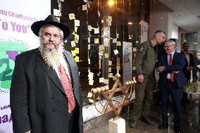 Hanukkah celebration in Kyiv