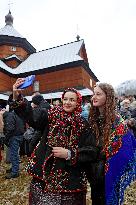 Christmas celebrated in Kryvorivnia of Ivano-Frankivsk region