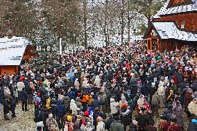 Christmas celebrated in Kryvorivnia of Ivano-Frankivsk region