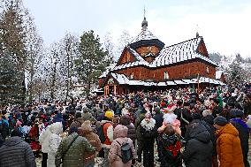 Christmas celebrated in Kryvorivnia of Ivano-Frankivsk region