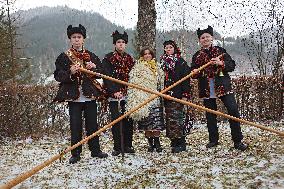 Christmas celebrated in Kryvorivnia of Ivano-Frankivsk region