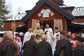 Christmas celebrated in Kryvorivnia of Ivano-Frankivsk region