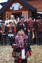 Christmas celebrated in Kryvorivnia of Ivano-Frankivsk region