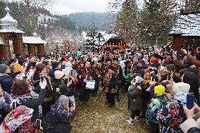 Christmas celebrated in Kryvorivnia of Ivano-Frankivsk region